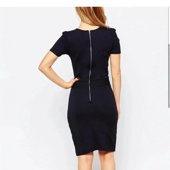 💎 French Connection Manhattan Panel Dress Size 6 - Picture 3 of 12